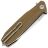 Нож Ironfly Zesty satin сталь VG-10 рукоять Mustard Burlap Micarta