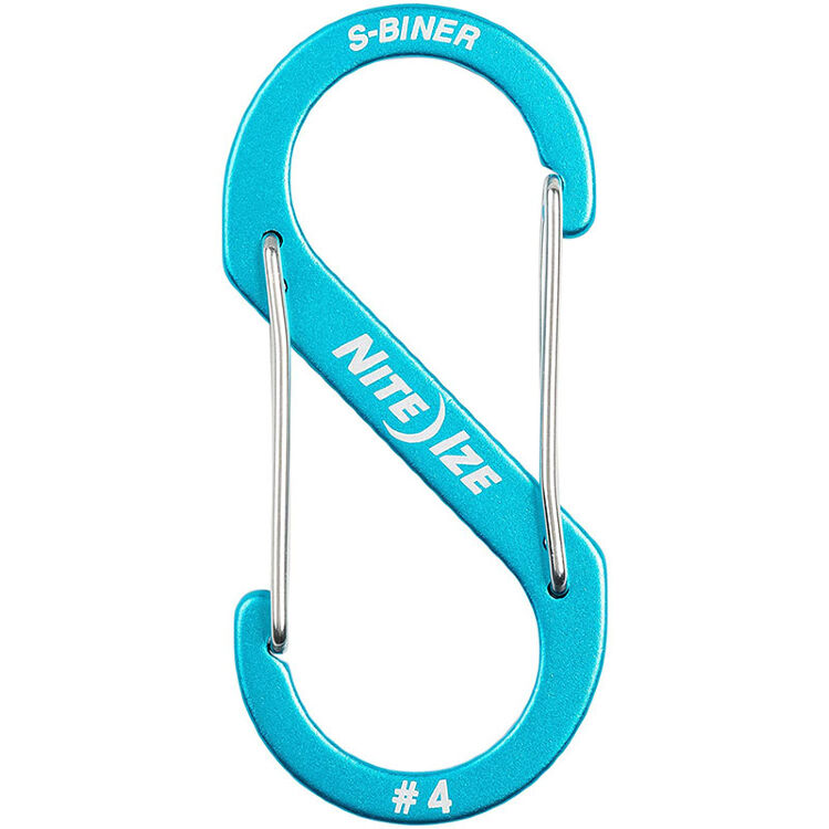 Карабин Nite Ize S-Biner Dual Carabiner #4 Blue Aluminium (SBA4-03-R6)