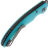 Нож Tenable Gideon blackwash сталь Nitro-V рукоять Tiffany Blue G10