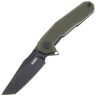 Нож Kubey Carve Black сталь D2 рукоять OD Green G10