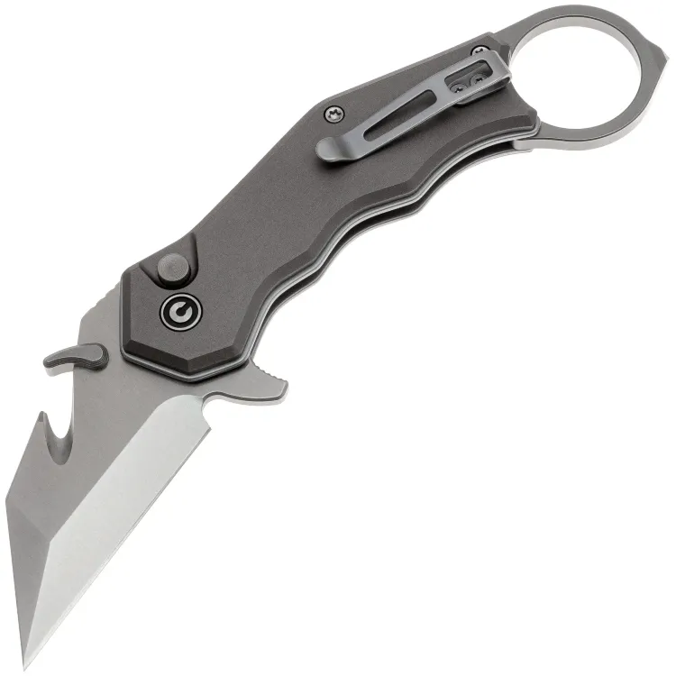 Нож CIVIVI Amaroq satin сталь Nitro-V рукоять Grey Aluminum (C24018-1)