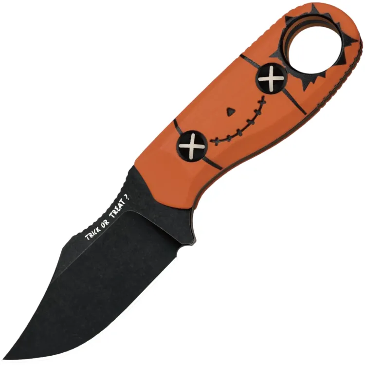 Нож Kizer Beaver blackwash Halloween Edition сталь AEB-L рукоять G10