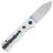 Нож QSP Canary Folder stonewash сталь 14C28N рукоять White G10 (QS150-G1)