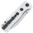 Нож QSP Canary Folder stonewash сталь 14C28N рукоять White G10 (QS150-G1)