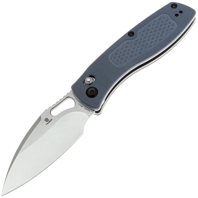 Нож Tenable Heron stonewash сталь Nitro-V рукоять Gray Diamond G10