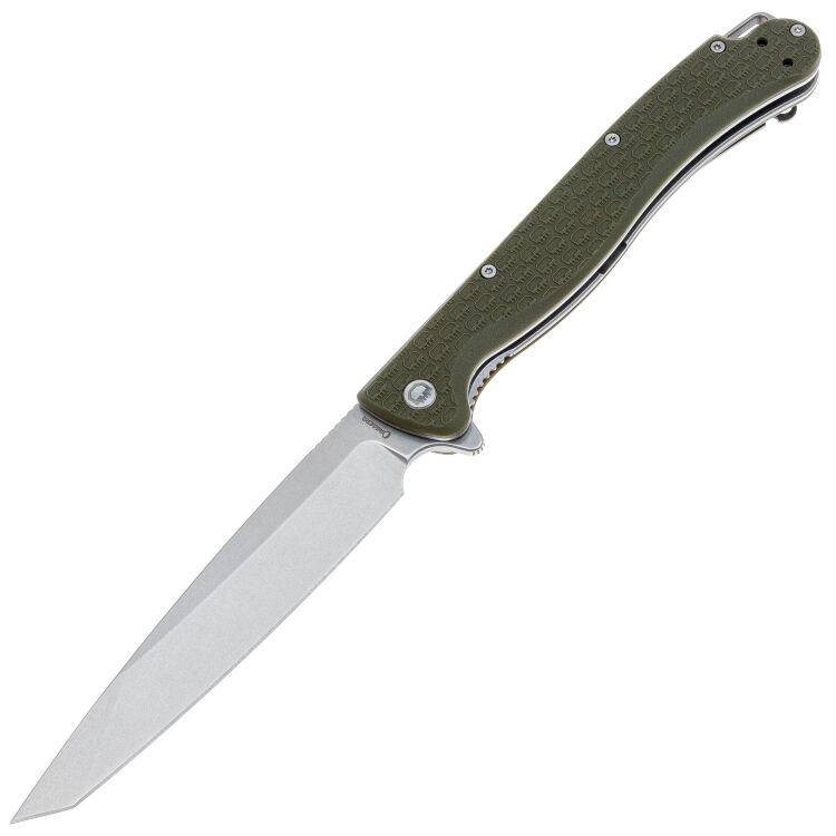 Нож Daggerr Shogun DL stonewash сталь 8Cr14MoV рукоять Olive FRN