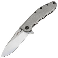 Нож ZT 0562Ti Hinderer Slicer сталь CPM-20CV рукоять Grey Titanium