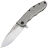 Нож ZT 0562Ti Hinderer Slicer сталь CPM-20CV рукоять Grey Titanium