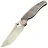 Нож Rike Knife Hunter 1 сталь CPM-S90V рукоять Dark Gray Ti/Orange Carbon Fiber