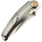 Нож Rike Knife Hunter 1 сталь CPM-S90V рукоять Dark Gray Ti/Orange Carbon Fiber