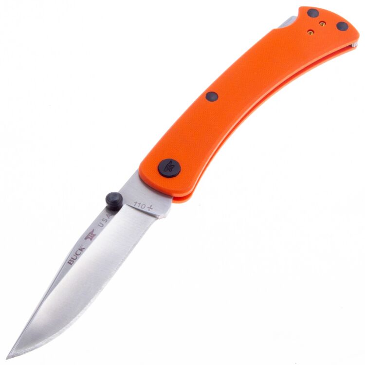 Нож BUCK 110 Slim Pro TRX сталь S30V рукоять Blaze Orange G10 (0110ORS3)