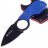 Нож Kizlyar Supreme Amigo Z сталь D2 BT рукоять Blue G10