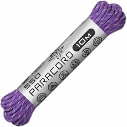 Паракорд CORD 550 световозвращающий Purple 10м