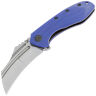 Нож Kansept KTC3 stonewash сталь 154CM рукоять Blue G10