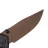 Нож CIVIVI Elite Brova dark brown stonewash сталь S35VN рукоять Black Aluminum (CE25093-2)