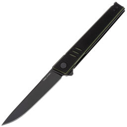 Нож Real Steel Kikashi black PVD сталь 14C28N рукоять Black/Green G10 (8071GB)