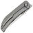 Нож Kansept Tarkin satin сталь CPM-20CV рукоять Beadblasted Titanium