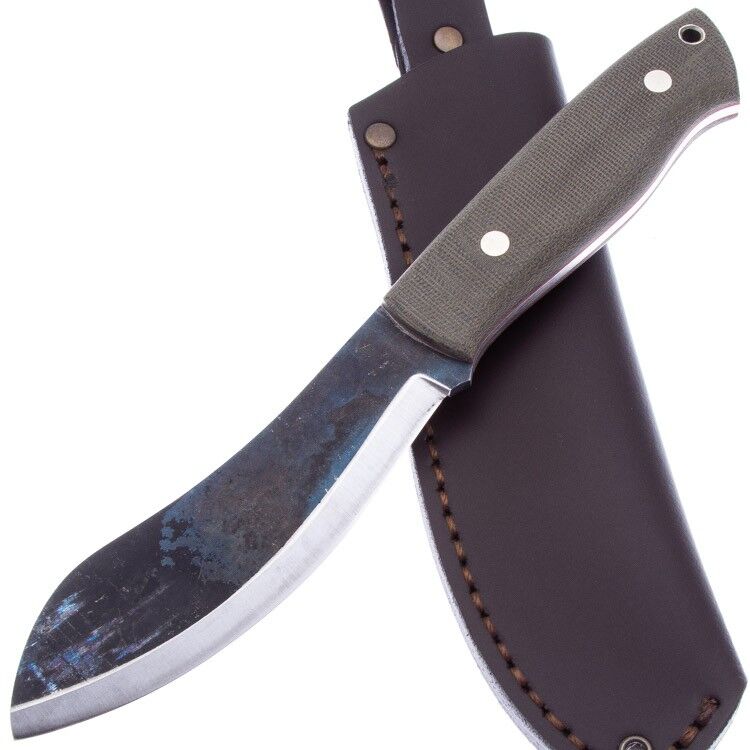 Нож Brisa Nessmuk 125 сталь 80CrV2 рукоять Green Micarta