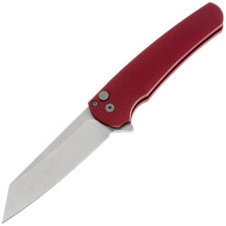 Нож Pro-Tech Malibu Reverse Tanto stonewash сталь MagnaCut рукоять Red Aluminium (5405-Red)
