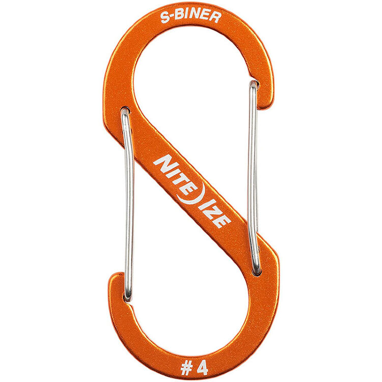 Карабин Nite Ize S-Biner Dual Carabiner #4 Orange Aluminium (SBA4-19-R6)