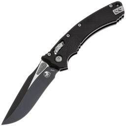 Нож Microtech Amphibian Ram-Lok black сталь M390MK рукоять Back Fluted Aluminum (137RL-1FL)