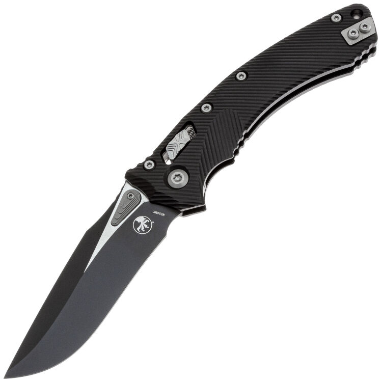 Нож Microtech Amphibian Ram-Lok black сталь M390MK рукоять Back Fluted Aluminum (137RL-1FL)