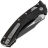 Нож Microtech Amphibian Ram-Lok black сталь M390MK рукоять Back Fluted Aluminum (137RL-1FL)