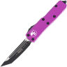 Нож Microtech UTX-85 T/E black сталь M390 рукоять Violet Aluminium (233-1VI)