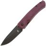Нож Kizer Agressor black сталь 3V рукоять Red Richlite