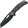 Нож Fox Chronos black PVD сталь MagnaCut рукоять Dark Matter FatCarbon/Bronze Titanium (FX-552 ALCF)