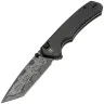 Нож CIVIVI Brazen Button Lock сталь Damascus рукоять G10/Twill CF (C19059C-DS1)