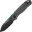 Нож Kizer Drop Bear 2 PVD Halloween Edition сталь Nitro-V рукоять Acrylic/Micarta