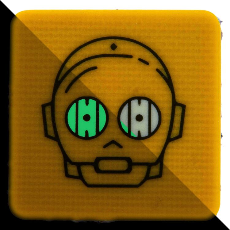 Патч Stabwoodstone Робот Yellow G10