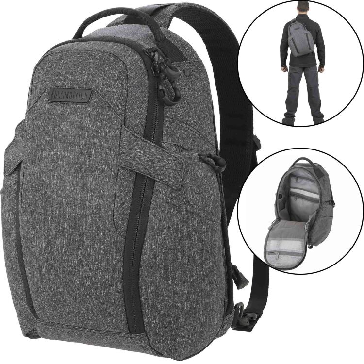 Рюкзак Maxpedition Entity 16 EDC Sling Pack Charcoal (NTTSL16CH)