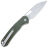 Нож CJRB Pyrite Wharncliffe сталь AR-RPM9 рукоять Green Micarta (J1925A-MGN)