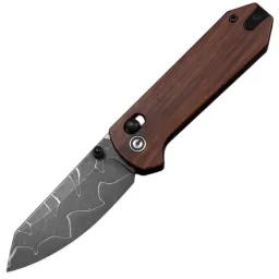 Нож CIVIVI Yonder сталь Jagged Damascus рукоять Guibourtia Wood (C23073B-DS2)