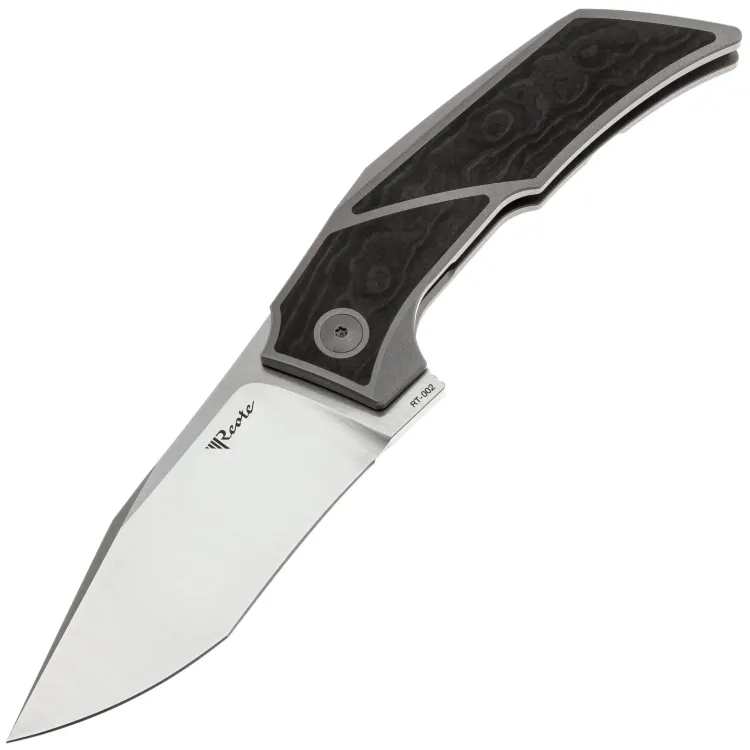 Нож Reate T3500 satin сталь M390 рукоять Grey Ti/Black Camo FatCarbon