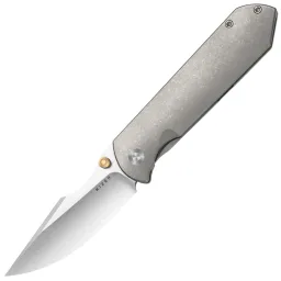 Нож Kizer Harpoon Fold stonewash таль Elmax рукоять Grey Titanium