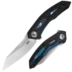 Нож ZT 0762 satin сталь CPM-20CV рукоять Ti/Carbon Fiber