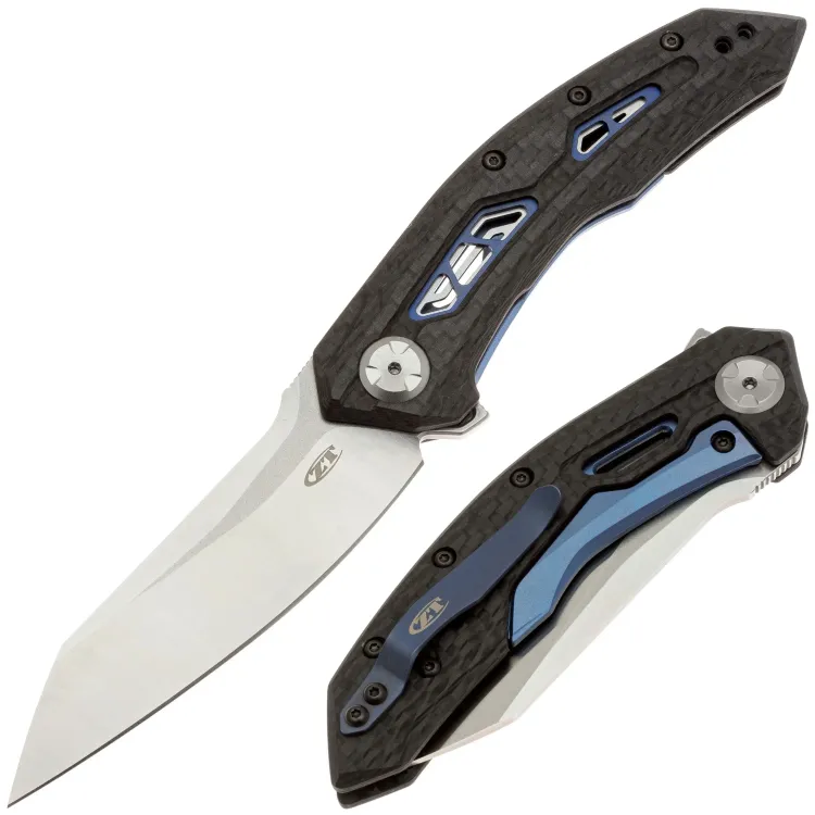 Нож ZT 0762 satin сталь CPM-20CV рукоять Ti/Carbon Fiber