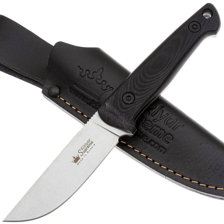 Нож Kizlyar Supreme Nikki сталь D2 stonewash рукоять Black G10