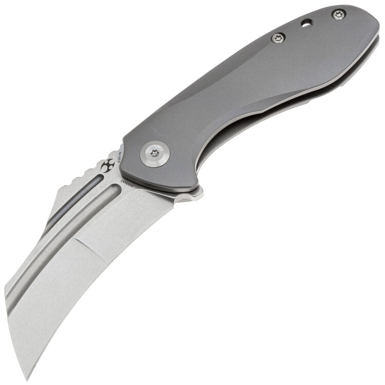 Нож Kansept KTC3 stonewash сталь S35VN рукоять Bead Blasted Titanium