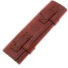 Чехол для опасной бритвы с застежками Boker кожа коричневая (090014)