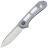 Нож CIVIVI Elementum satin сталь D2 рукоять Polished Clear Lexan (C907A-7)