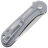 Нож CIVIVI Elementum satin сталь D2 рукоять Polished Clear Lexan (C907A-7)