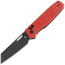 Нож Kizer Task black сталь Nitro-V рукоять Red G10