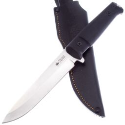 Нож Kizlyar Supreme Alpha Lite сталь 420HC Stonewash рукоять Black Kraton