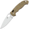 Нож Spyderco Manix 2 XL сталь Cru-Wear рукоять Brown Canvas Micarta (C95MPCW2)