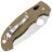 Нож Spyderco Manix 2 XL сталь Cru-Wear рукоять Brown Canvas Micarta (C95MPCW2)