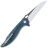 Нож QSP Locust Black/Satin сталь 154CM рукоять Blue Micarta (QS117-C)